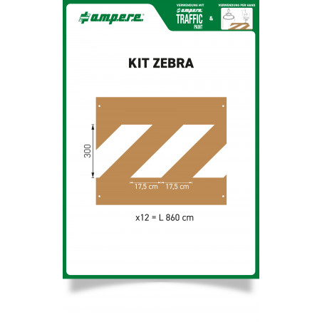 Schablonensatz KIT Zebra