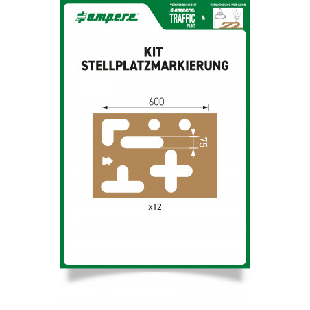 Schablonensatz KIT Stellplatzmarkierung