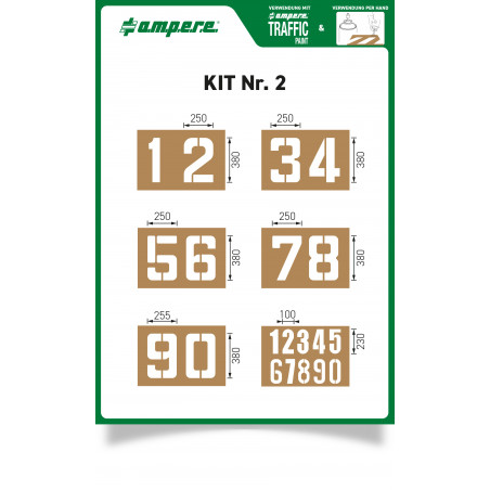 Schablonensatz KIT Nr. 2