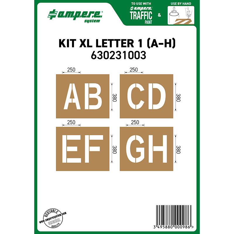 Schablonensatz Buchstaben Schablonensatz Buchstaben