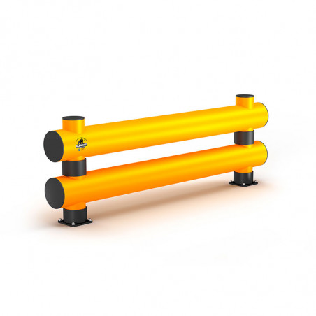 Rack-Mammut® Rammschutzbarriere Doppelplanke
