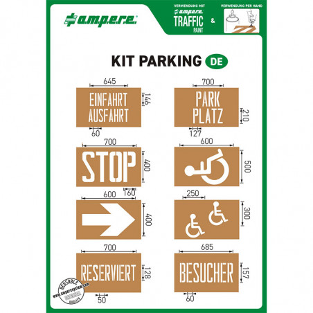 Schablonensatz KIT PARKING