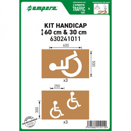 Schablonensatz KIT HANDICAP 60 cm & 30 cm