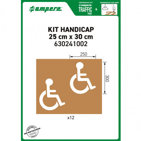 Schablonensatz KIT Handicap 25x30cm