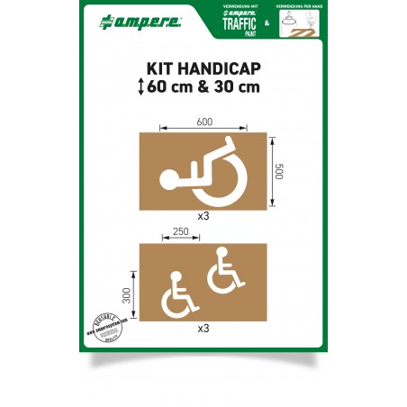 Schablonensatz KIT Handicap 60 cm & 30 cm
