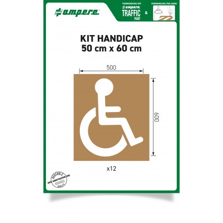 Schablonensatz KIT Handicap 50x60cm